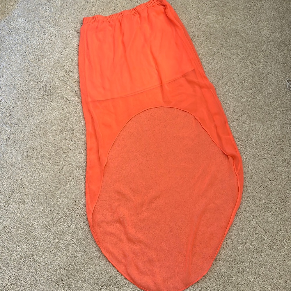 Express high low skirt
